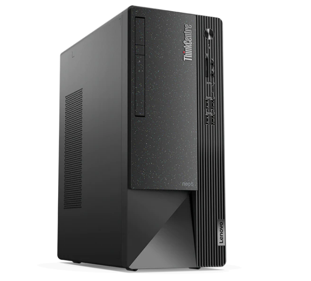 11SE009EUM - Lenovo ThinkCentre neo 50t Tower Intel® Core i5-12400, 4GB DDR4-3200, 1TB HDD 7200rpm 3.5", No OS, Integrated Intel UHD Graphics 730, 3-in-1 Card Reader, DVD±RW , USB Calliope Kb + Mouse Black English (UK), Intel® Wi-Fi® 6 AX201, 11ax 2x2 + BT5.1, 2YW