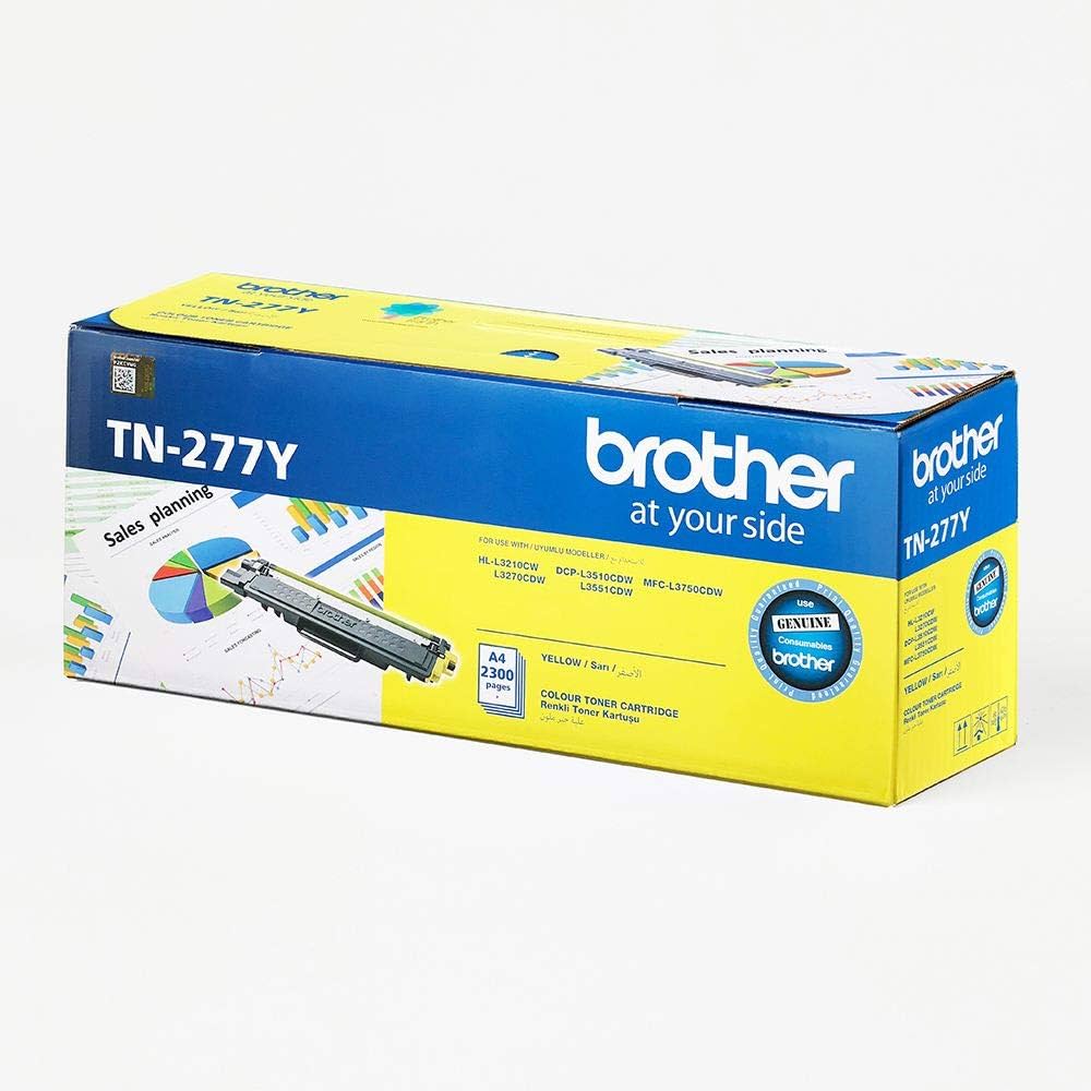 Brother TN-273 Yellow Toner - 1300pages for DCP-L3551CDW