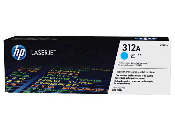 CF381A-HP 312A Cyan Original LaserJet Toner Cartridge