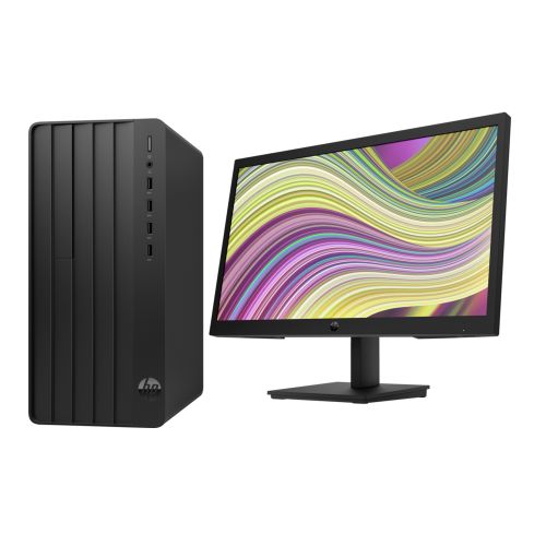 6D477EA - HP Pro Tower 290 G9 Desktop 12th Gen Intel Core i3-12100, 4GB DDR4 3200, 1TB SATA HDD, FreeDOS, Integrated Intel UHD Graphics 730, 18.5 Inch Monitor, 1YW