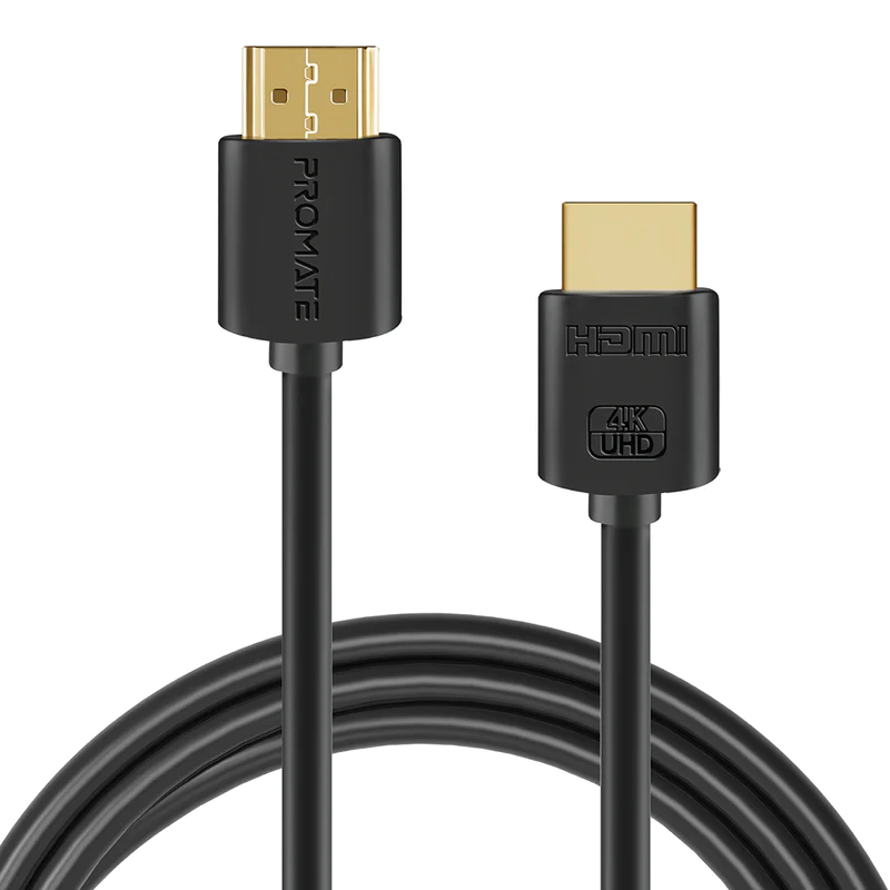 PROLINK4K2-10M - Promate HDMI (Male)-HDMI (Male) Cable with 3D, 4K Ultra HD & Ethernet Support. 10m Length