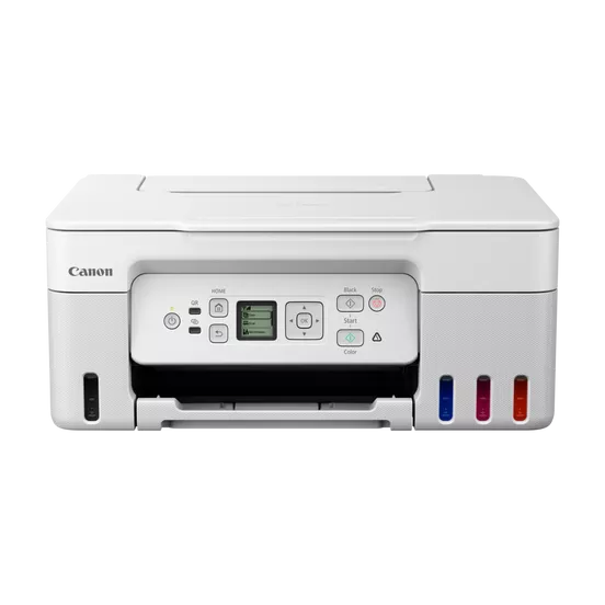 5805C029AA-Canon PIXMA G3470  3-IN-1 Refillable Megatank Printer, WHITE, Wi-Fi, Print, Scan & Copy, Cloud. 11.0 ipm / 6.0 ipm, 100-sheet capacity.