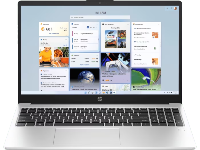 HP 250 G10 NoteBook - Intel Core i5-1355U, 8GB RAM 3200, 512SSD NVMe, 15.6" FHD 1920*1080 250 Nits, FreeDOS 3.0, Dark Ash Silver, 720p HD Webcam, HP Long Life 3-cell, 41 Wh Li-ion, 1 year warranty 