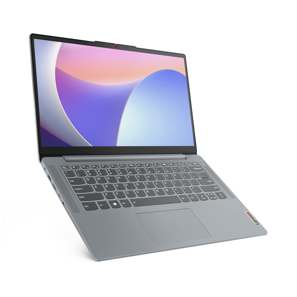 Lenovo Ideapad slim 3 14IRH8 Intel® Core™ i5-13420H, 8C (4P + 4E) / 12T, P-core 2.1 / 4.6GHz, E-core 1.5 / 3.4GHz, 12MB, Integrated Intel® UHD Graphics,8GB Soldered LPDDR5-4800, 512GB SSD M.2 2242 PCIe® 4.0x4 NVMe®, HD 720p with Privacy Shutter, 14" FHD (1920x1080) TN 250nits Anti-glare, Non-backlit, English (UK),Windows® 11 Home Single Language, English.