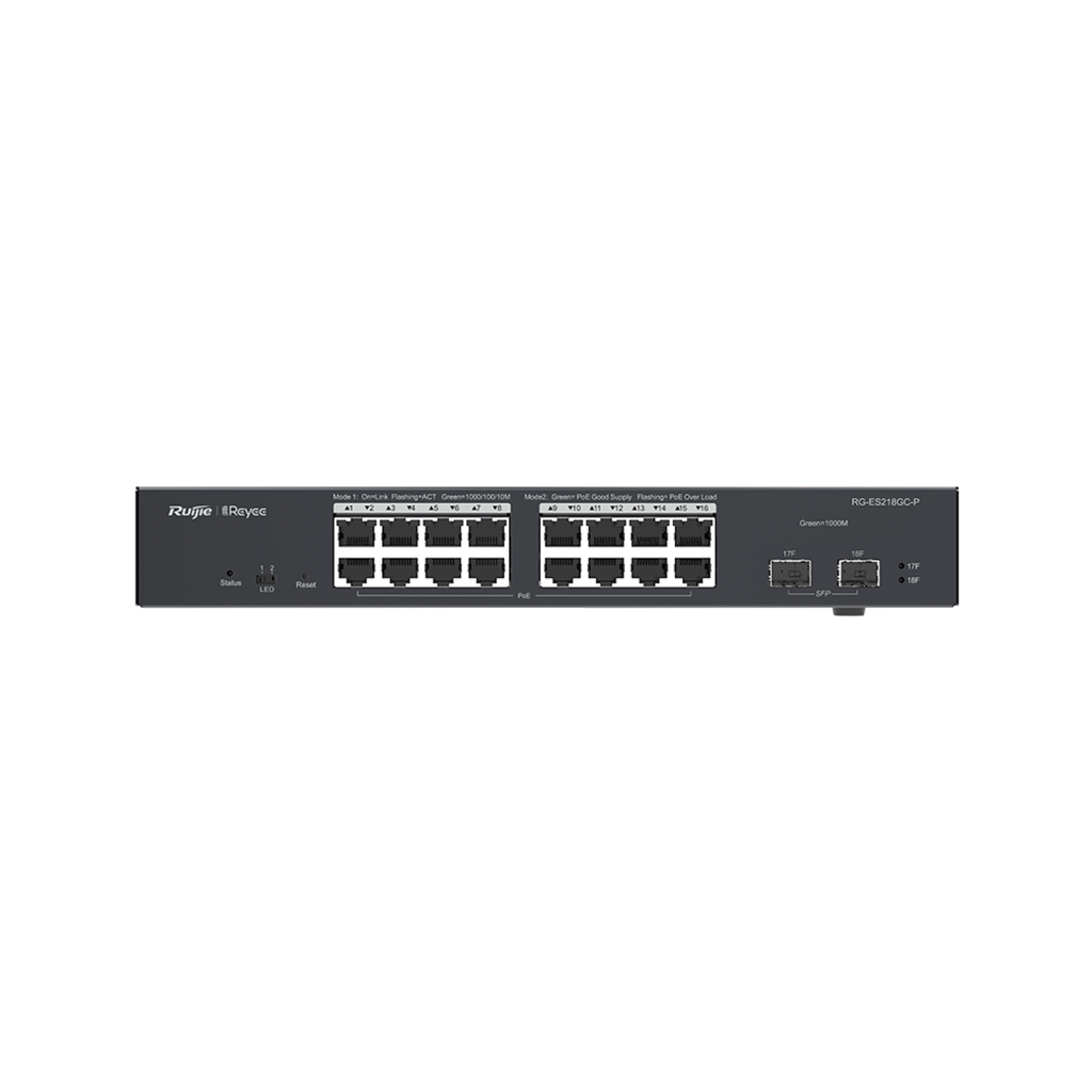 Reyee 18-Port Gigabit Smart Cloud Managed PoE Switch
