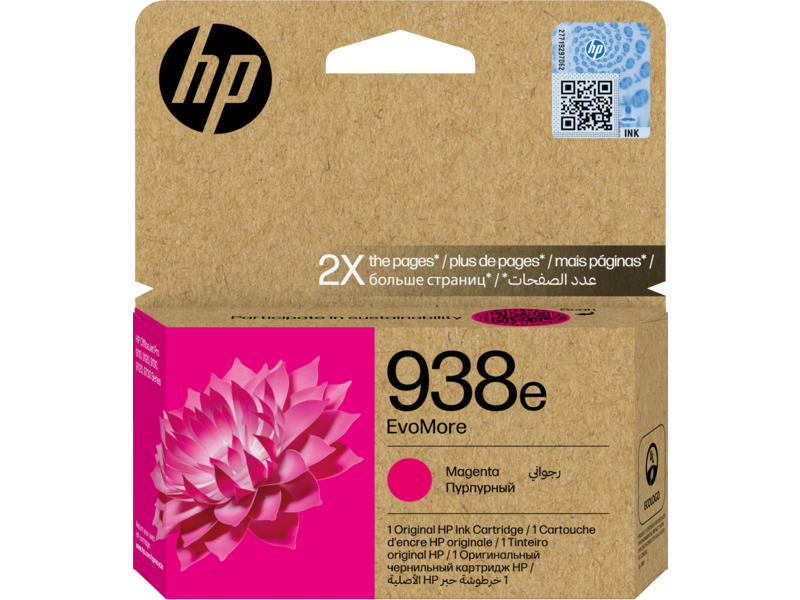 HP 938e EvoMore Magenta Original Ink Cartridge (4S6Y0PE)