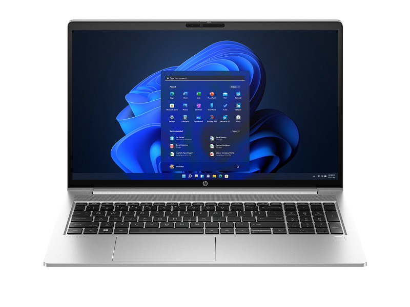 HP ProBook 450 15.6 inch G10 Notebook  Intel® Core™ i5-1334U, 8 GB DDR4-3200, 512GB PCIe® NVMe™ SSD, 15.6" FHD (1920*1080) Non-Touch, HP Premium backlit Keyboard with Numeric,   Intel® Iris® Xᶱ Graphics, Fingerprint sensor, Pike silver aluminum,1 Year Carry in Warranty.