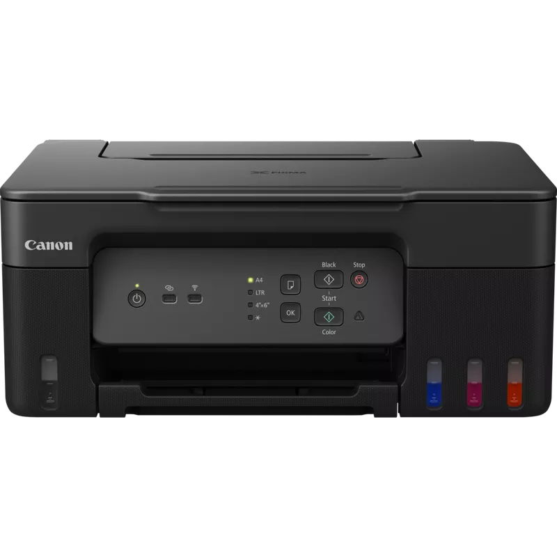 Canon PIXMA G3430 All-in-One Multi-function Machine with Wi-Fi, Print speed black-11ppm/ color-6ppm simplex only, Windows & Mac compatible, Black. 1 year warranty. 