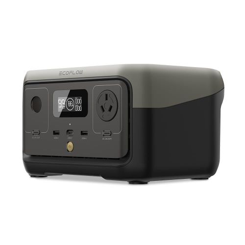 ZMR600-B-UK-EcoFlow RIVER 2 – Portable Power Station (300W, 256Wh)