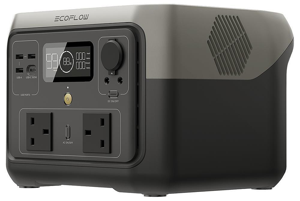 EcoFlow RIVER 2 Max – Portable Power Station  (500W, 512Wh)