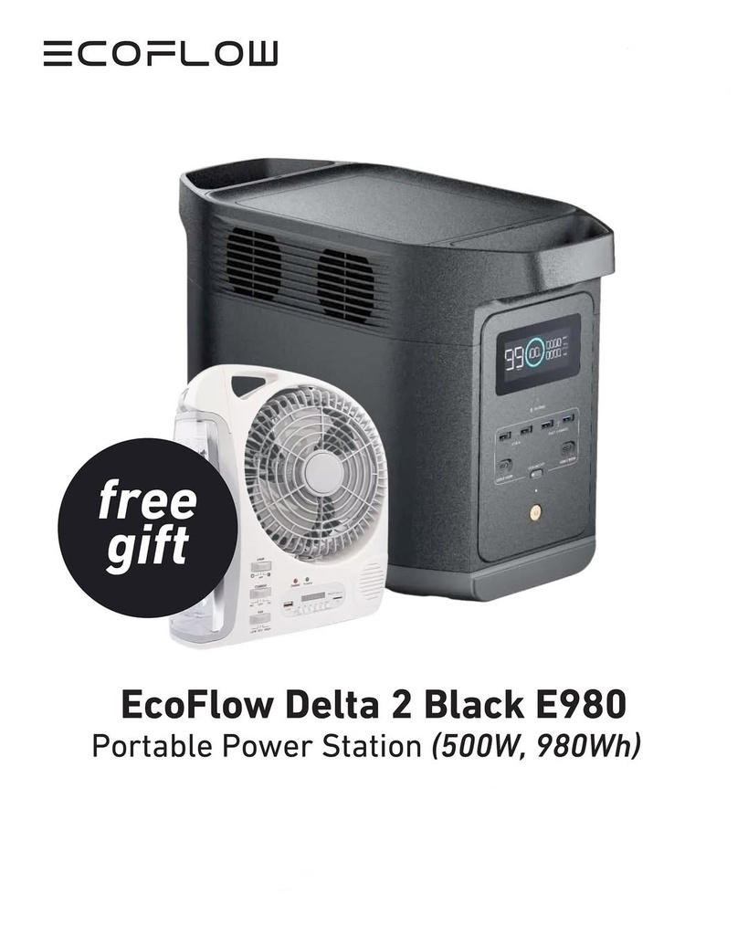 EcoFlow EFE980-UK  Power Station + 6-in-1 Fan Gift