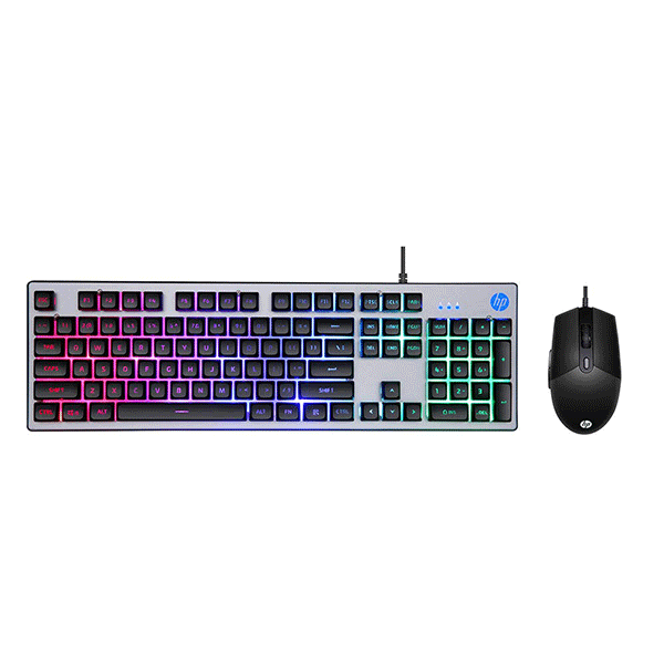 HP USB Gaming Keyboard and Mouse KM300F Colorful B