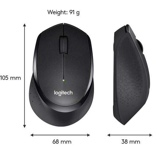 Logitech Wireless Mouse M330 - Black