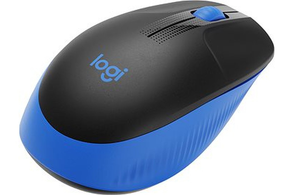 Logitech Wireless Mouse Full Size M190 - Blue