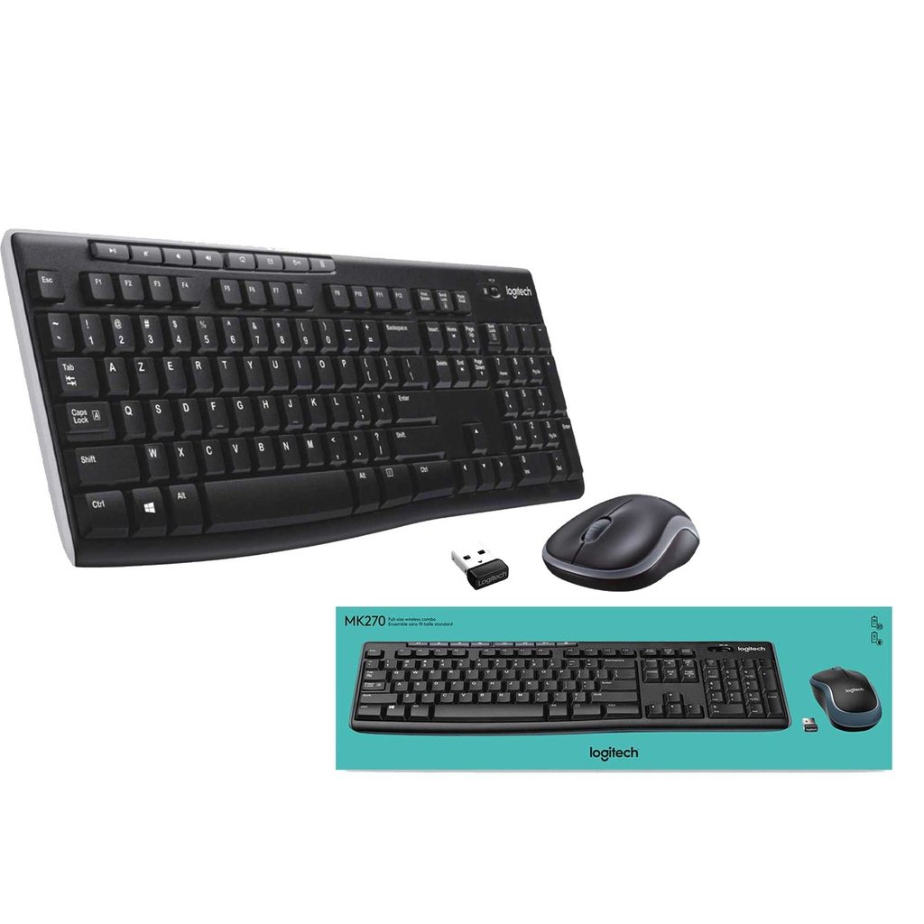 Logitech Wireless Keyboard & Mouse MK270