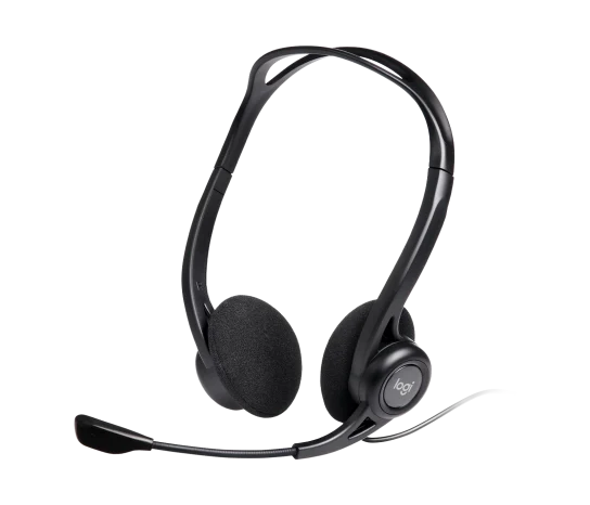 Logitech H960 Office USB Headset with Noise-Canceling Mic (981-000100)