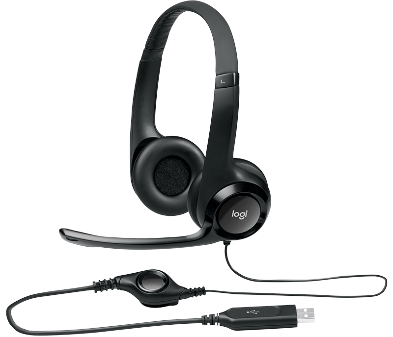 Logitech H390 USB Headset with Noise-Canceling Mic