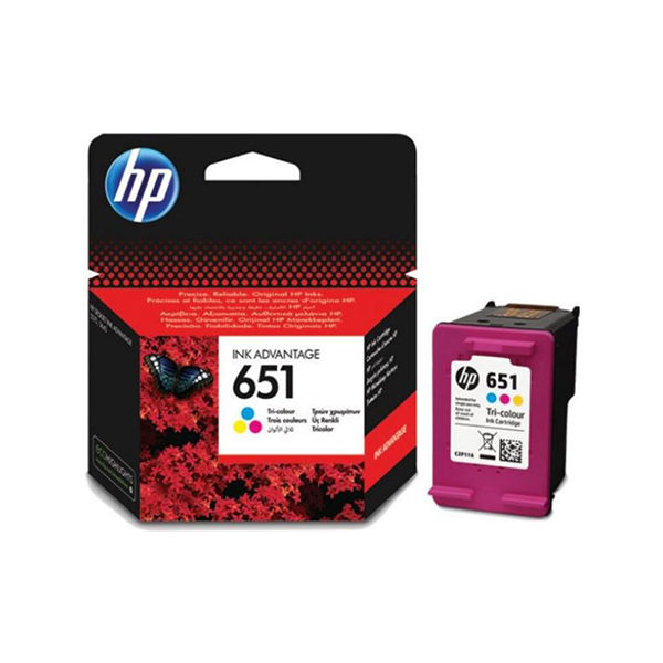 HP 651 Tri-color Original Ink Advantage Cartridge