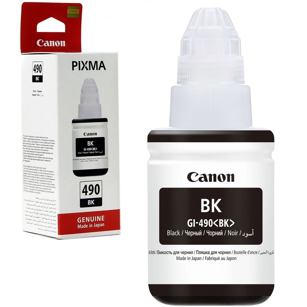 Canon GI-490 Black Ink for PIXMA GI400, G4200, G34