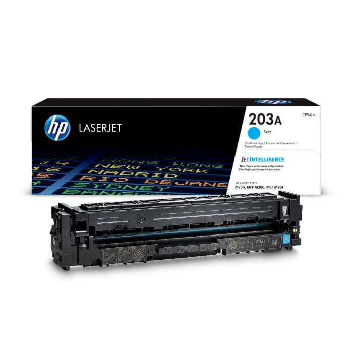 HP 203A Cyan Original LaserJet Toner Cartridge (CF