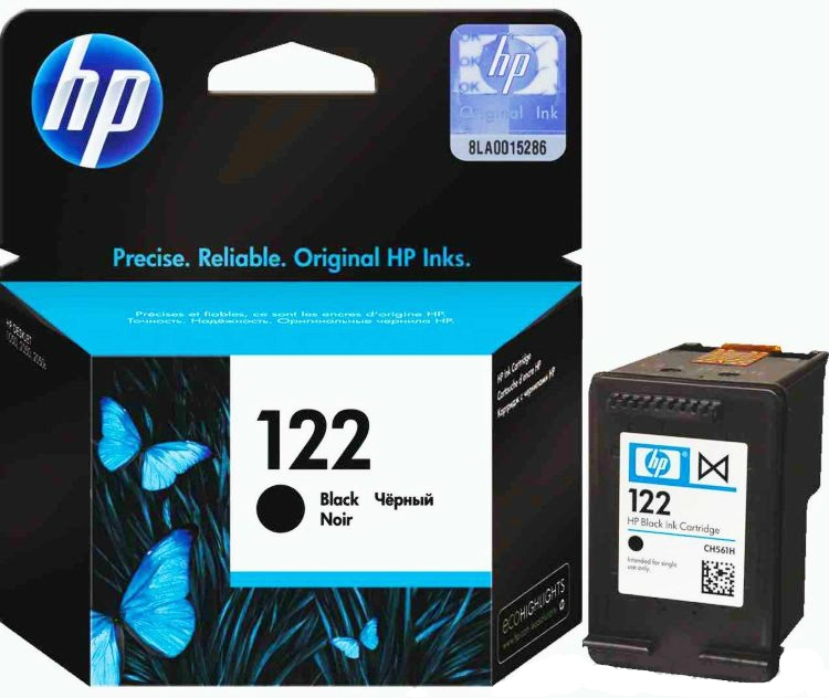 HP 122 Black in cartridge