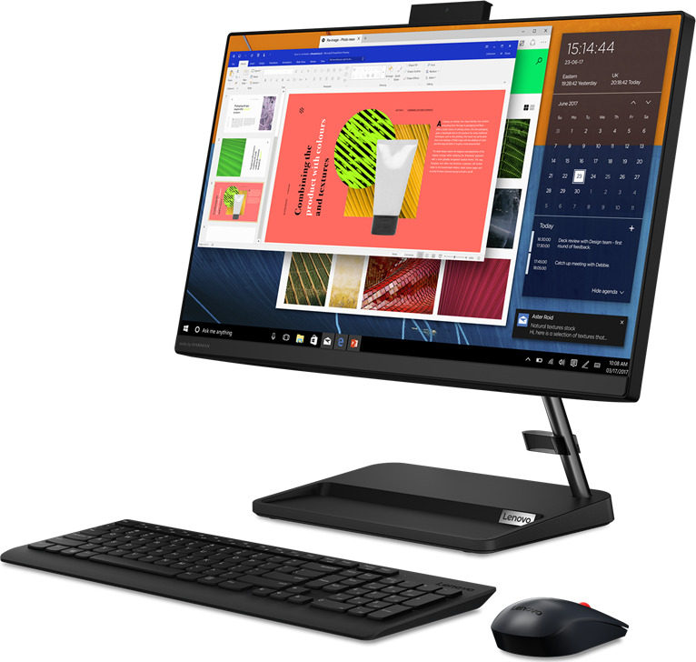 Lenovo IdeaCentre AIO 3 22ITL6 ,21.5FHD,Non Touch, Core i3-1115G4,8GB DDR4 3200 ,1TB HDD 5400RPM,720P CAMERA ,Slim DVD Writer, Integrated Graphics  ,Win11 Home Africa, Usb Mouse KB, WLAN, Black,1YW