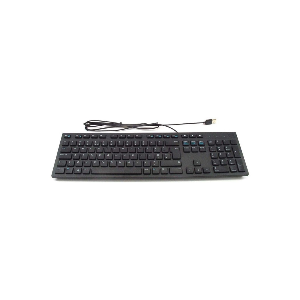 Dell Multimedia Wired  Keyboard - UK (QWERTY) Blac