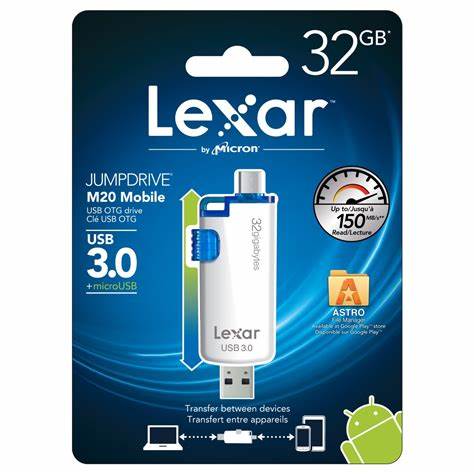 Lexar 32GB JumpDrive® M22 USB 2.0 Light Gold Flas