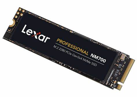 Lexar 1TB High Speed PCIe Gen3 with 4 Lanes M.2 NVMe, up to 3300 MB/s read and 3000 MB/s write