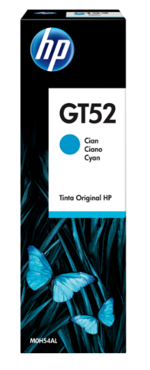HP GT52 Cyan Ink Bottle