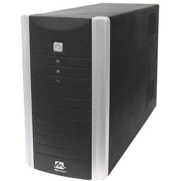 Mercury Elite 2000U SMART Offline UPS -UK Plug, 2000VA/1200W, 4 x universal sockets, 2 x 9Ah/12V battery, USB communication [Warranty: 1st year on battery, 2 years on circuit]