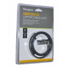Targus DEFCON T-Lock Resettable Combination Cable Lock