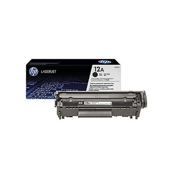 HP 12A Black Original LaserJet Toner Cartridge