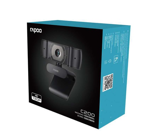 Rapoo Webcam C200 720p HD Webcam with Omnidirectional