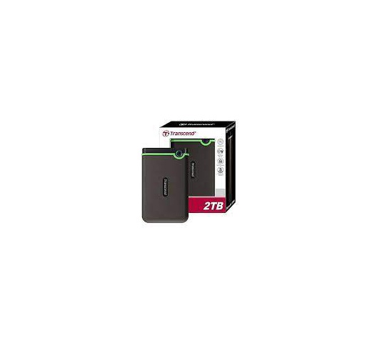 Transcend External HDD 2TB - Iron Grey