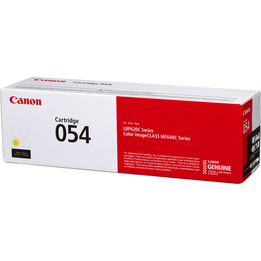 [3021C002AA] 3021C002AA - Canon 054 Yellow Toner Cartridge for Canon Color imageCLASS MF641Cdw, MF642Cdw, MF644Cdw, LBP622Cdw Laser Printers Yield 1,200 Pages