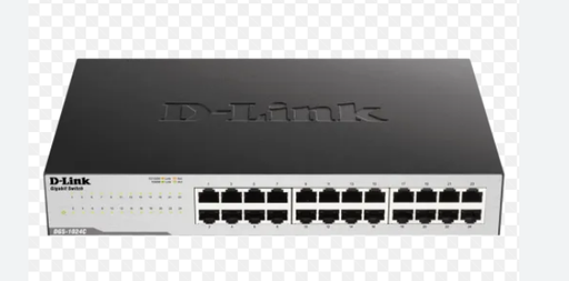 [DGS-F1024] DGS-F1024 - D-link 24 port 10/100/1000Base-T unmanaged Gigabit switch, Metal Casing