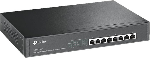 [TL-SG1008MP] TL-SG1008MP - TP LINK 8-Port Gigabit Desktop/Rackmount PoE+ Switch