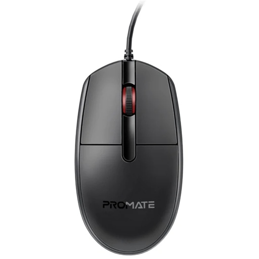 [Promate CM-1200] Promate CM-1200 - Promate 3 Button Wired Optical Mouse with 1200dpi, 1.5M Cable