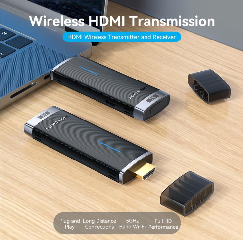 [VEN-ADCB0] Vention wireless HDMI transmitter and receiver