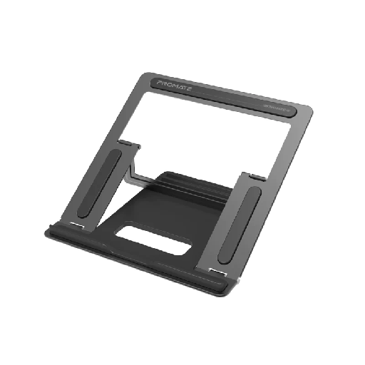 [promate DeskMate-5 silver] Promate DeskMate-5 Multi-Level Adjustable Laptop Stand upto 17" laptops.