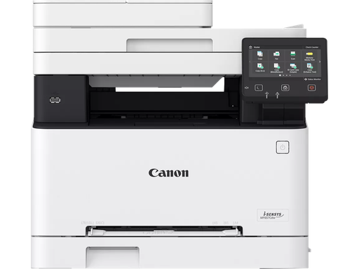 [5158C004AA] 5158C004AA.-Canon i-SENSYS MF655Cdw A4 Colour Multifunction Laser Printer, Colour Laser All-In-One, Print, Copy and Scan, Double Sided Copying.Up to 21 ppm (A4)
Up to 38 ppm(A5-Landscape)
Double sided: Up to 12.7 ipm (A4)