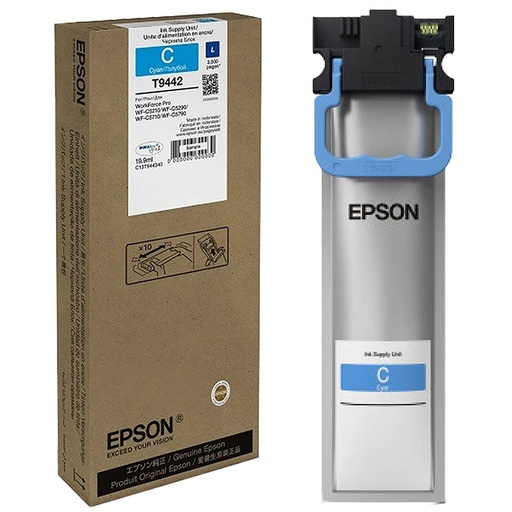 [C13T944240] C13T944240-WF-C52xx/57xx Epson Workforce ink cart Large Cyan 