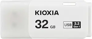 [LU301W032GG4] KIOXIA 32GB TransMemory U301 USB 3.2 Flash Disk - White
