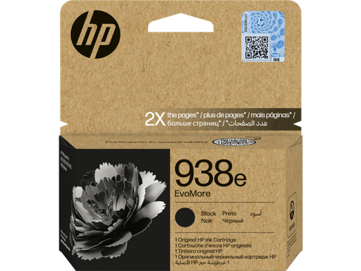 [4S6Y2PE] HP 938e EvoMore Black Original Ink Cartridge (4S6Y2PE)