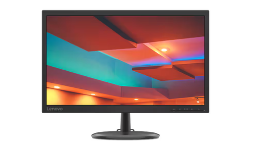 [62A7KAT1UK] Lenovo C22-20, 21.5" FHD (1920x1080) TN display 5ms Response Time, 75Hz refresh rate(HDMI),  VGA + HDMI, Raven Black, 3Years Warranty