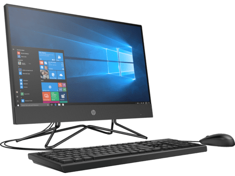 [295D3EA] 295D3EA - HP AIO 200G4 i3-10110U 21.5in-AiO / VA / 8GB / 1TB HDD / W10p64 / DVD-WR / 1yw / kdb / mouseUSB / Realtek RTL8821CE AC 1x1 BT 4.2 WW / RTF Card / Iron Gray with 5MP Web Cam / Sea and Rail