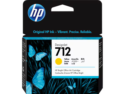 [3ED69A] HP 712 29ml Yellow DesignJet Ink Cartridge
