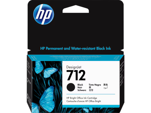 [3ED70A] HP 712 38ml Black DesignJet Ink Cartridge