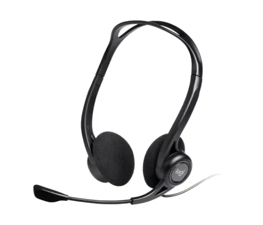 [981-000100] Logitech H960 Office USB Headset with Noise-Canceling Mic (981-000100)